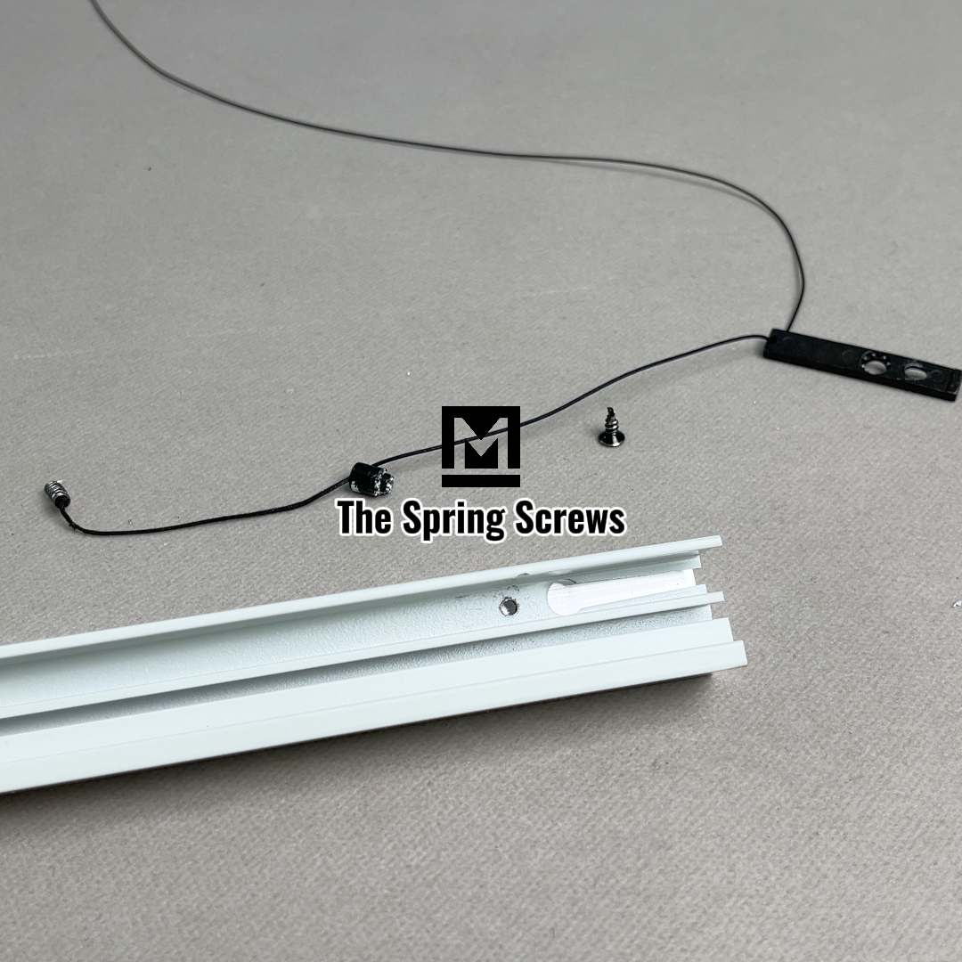 The installation method of spring screw